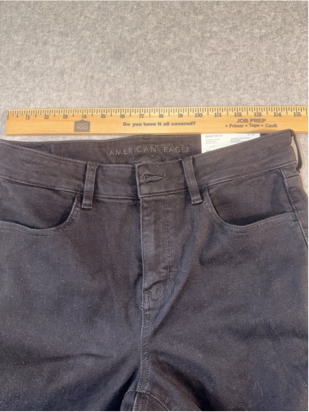 American Eagle Dream Stretch High-Rise Jegging Proper Black 10 Short NWT - Picture 8 of 10